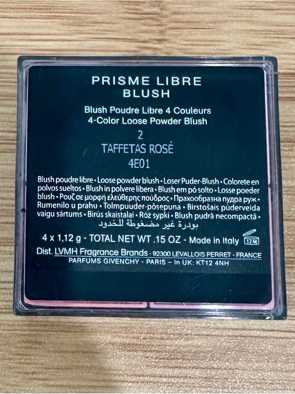 NWOB Givenchy Prisme Libre Blush Shade 2 - Taffetas Rosé